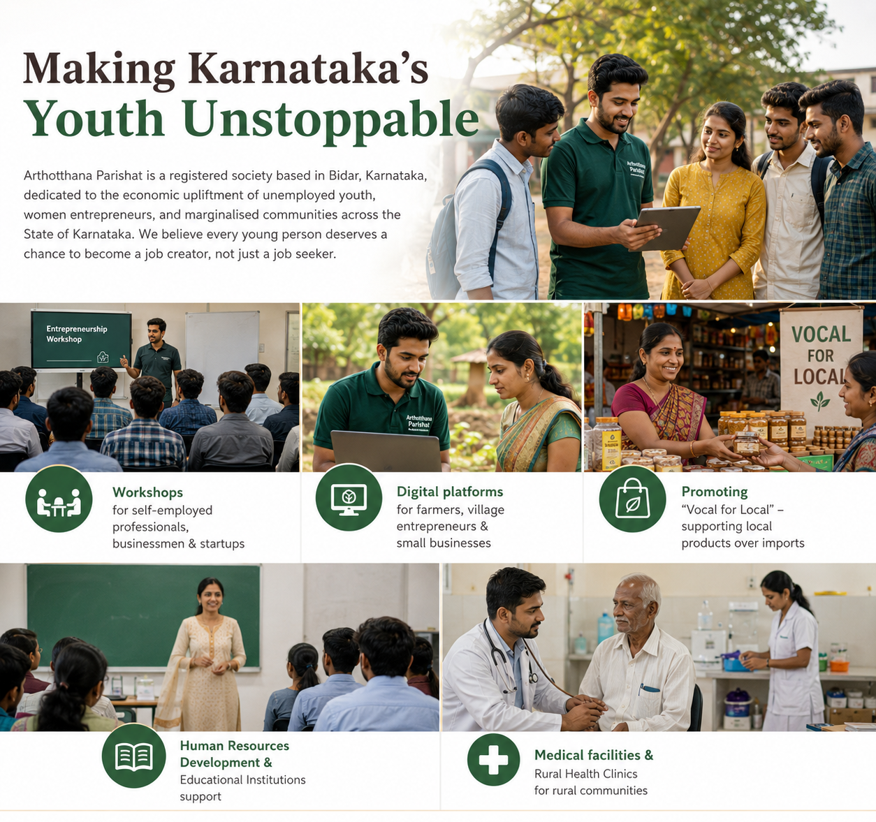 Arthotthana Parishat community work